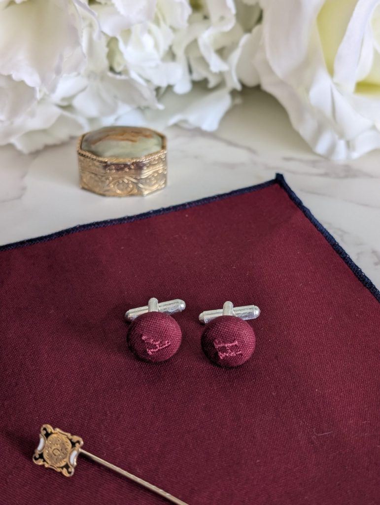Boutons de manchette style sartorial Inked Caps Harmony